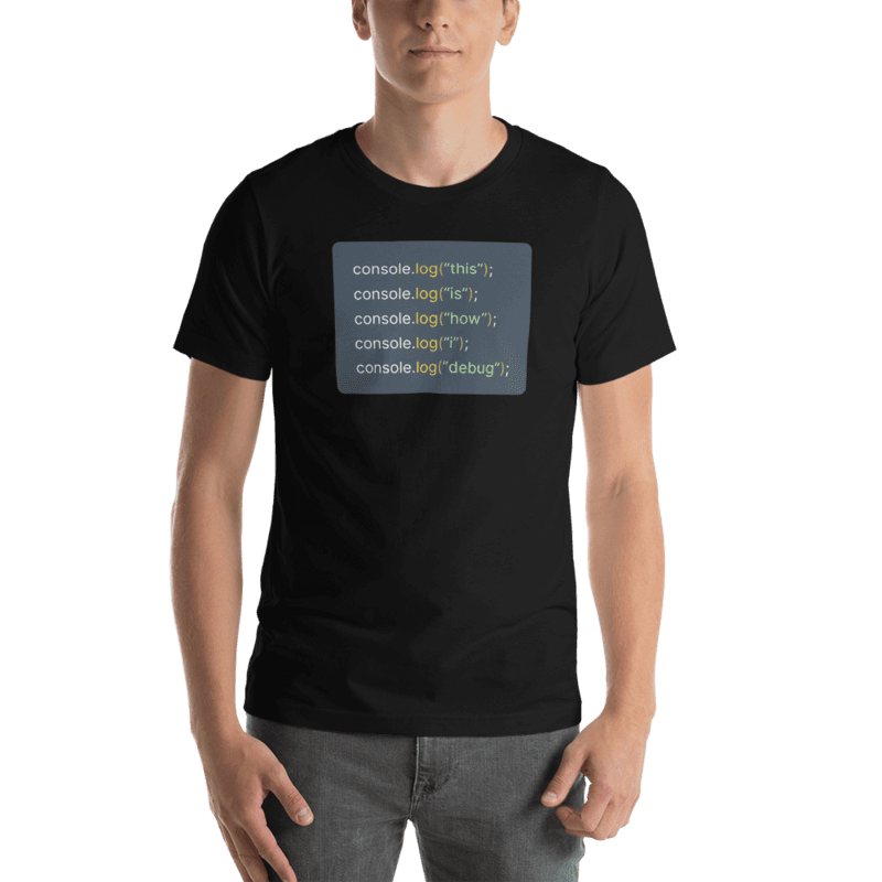 Black / XS Pro Debugger Tee